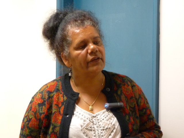 Dolly Brown original Gandangara Land Council member, Liverpool office.